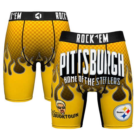 steeler boxer briefs|Men's Pittsburgh Steelers Rock Em Socks Boxer Briefs and.